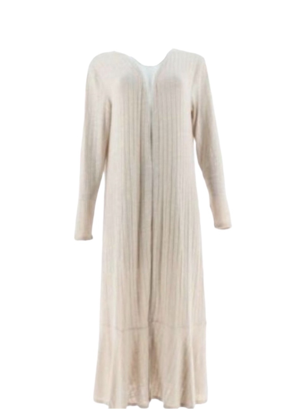 Lisa Rinna Collection Knit Duster with Ruffle Hemline - Picture 2 of 2